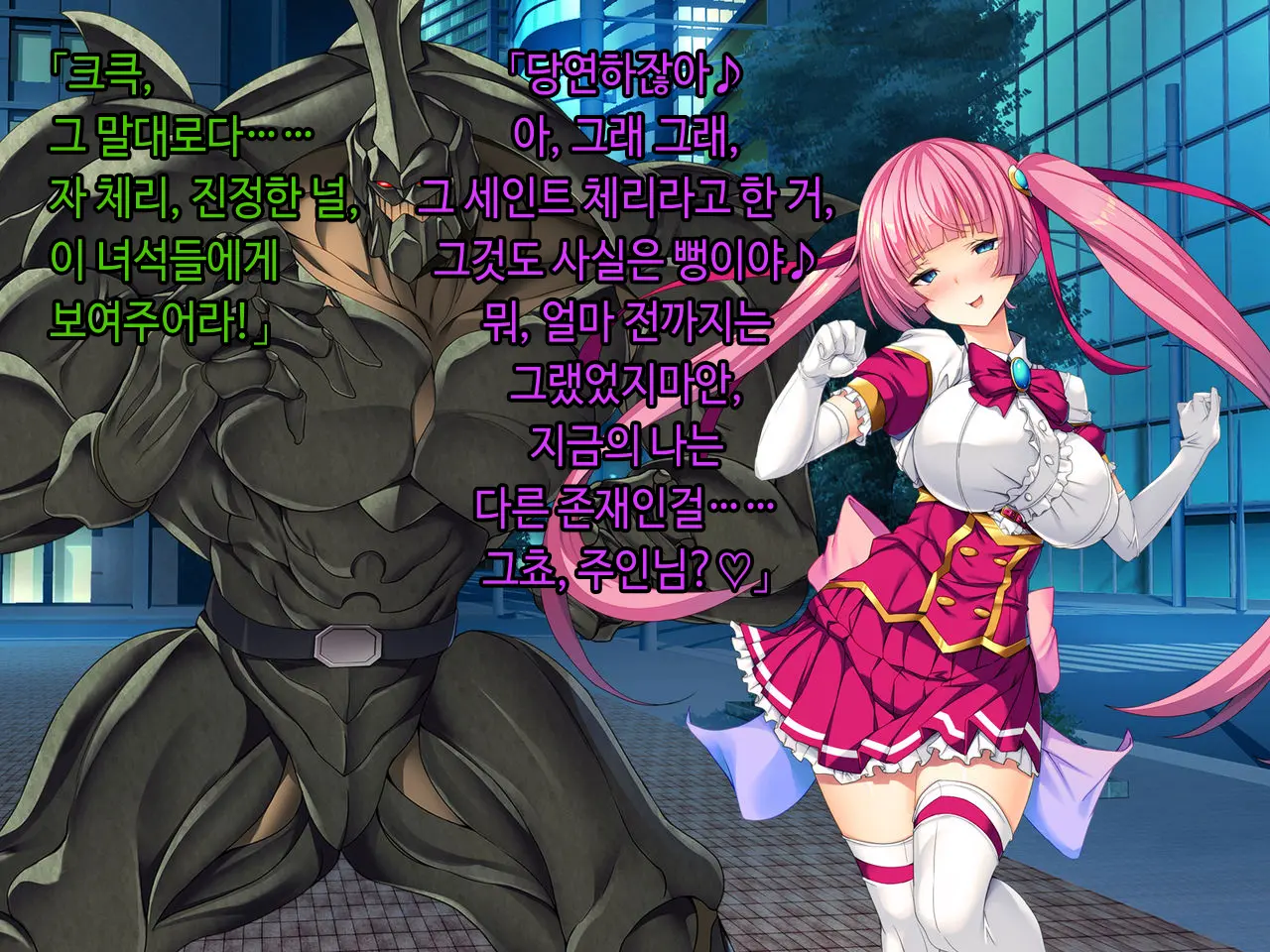 TS Mahou Shoujo Saint Cherry Kuppuku No Akuochi Sennou Choukyou Hen | TS마법소녀 세인트 체리 굴복의 타락세뇌조교편